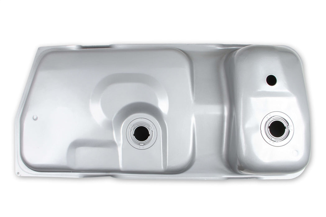 Holley 19-526 Sniper Fuel Tank; Rear; Stock Replacement; 15.5 Gallon; Silver Finish; - Truck Part Superstore