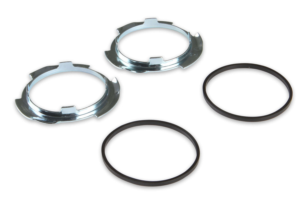 Holley 19-526 Sniper Fuel Tank; Rear; Stock Replacement; 15.5 Gallon; Silver Finish; - Truck Part Superstore