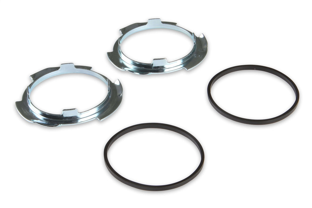 Holley 19-526 Sniper Fuel Tank; Rear; Stock Replacement; 15.5 Gallon; Silver Finish; - Truck Part Superstore