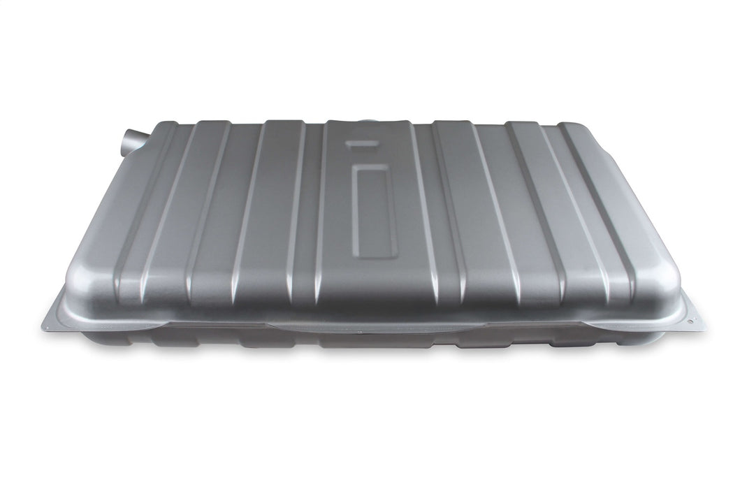 Holley 19-529 Sniper Fuel Tank; Rear; Stock Replacement; 16 Gallon; Silver Finish; - Truck Part Superstore