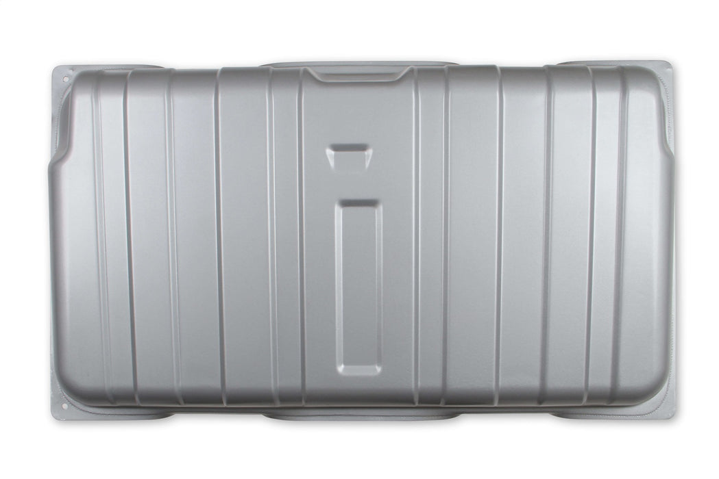 Holley 19-529 Sniper Fuel Tank; Rear; Stock Replacement; 16 Gallon; Silver Finish; - Truck Part Superstore