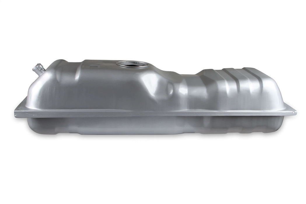 Holley 19-530 Sniper Fuel Tank; Rear; Stock Replacement; 16 Gallon; Silver Finish; - Truck Part Superstore