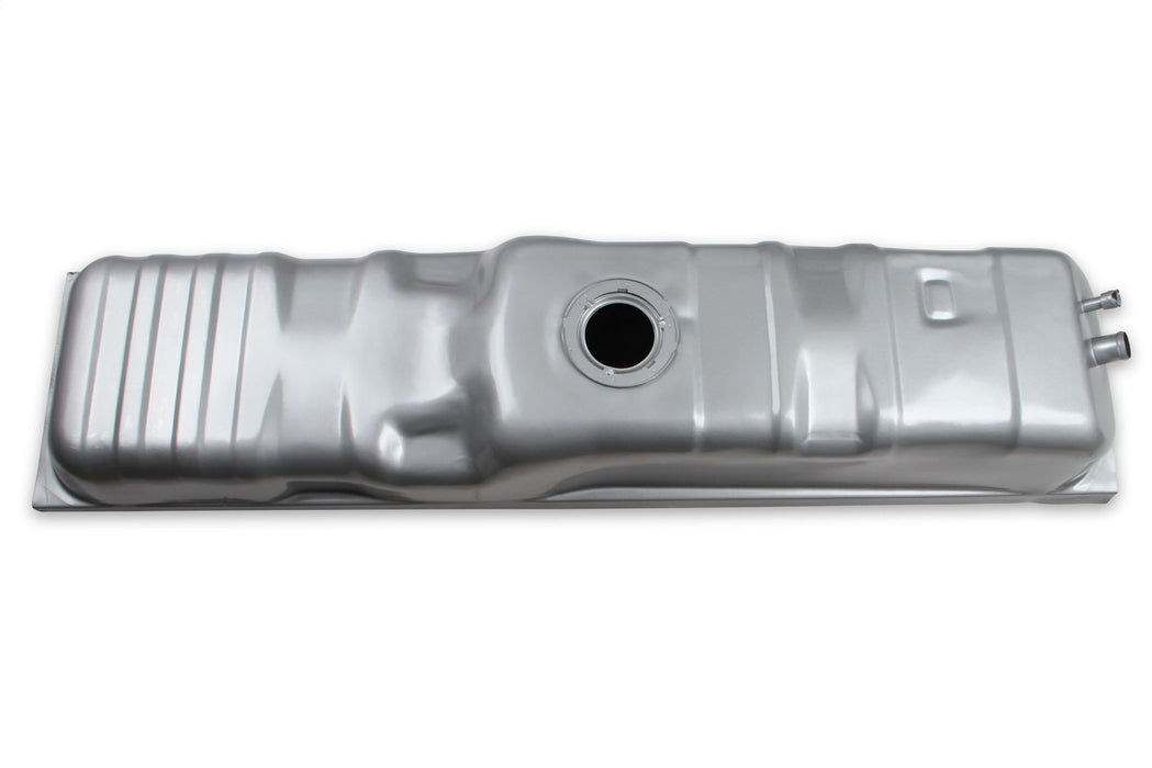 Holley 19-531 Sniper Fuel Tank; Rear; Stock Replacement; 20 Gallon; Silver Finish; - Truck Part Superstore