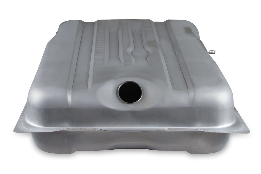 Holley 19-532 Sniper Fuel Tank; Rear; Stock Replacement; 19 Gallon; Silver Finish; - Truck Part Superstore