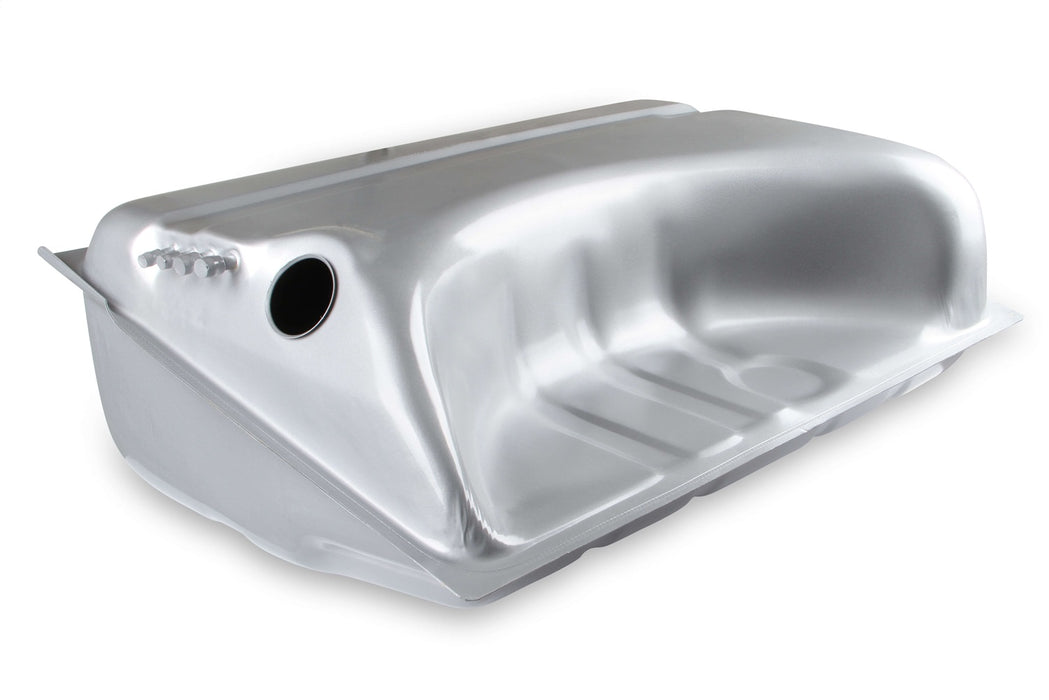 Holley 19-533 Sniper Fuel Tank; Rear; Stock Replacement; 16 Gallon; Silver Finish; - Truck Part Superstore