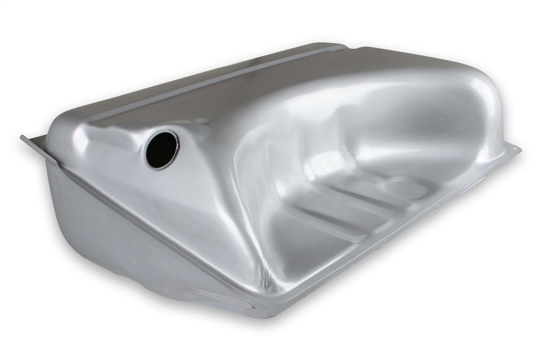 Holley 19-534 Sniper Fuel Tank; Rear; Stock Replacement; 18 Gallon; Silver Finish; - Truck Part Superstore