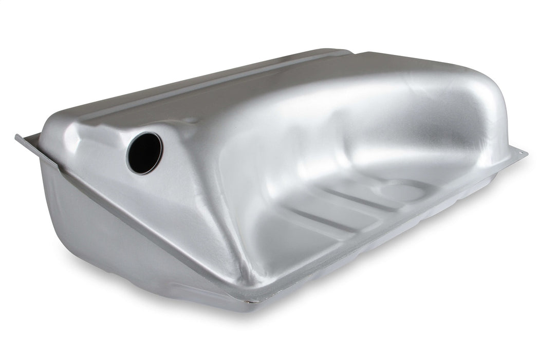 Holley 19-535 Sniper Fuel Tank; Rear; Stock Replacement; 18 Gallon; Silver Finish; - Truck Part Superstore
