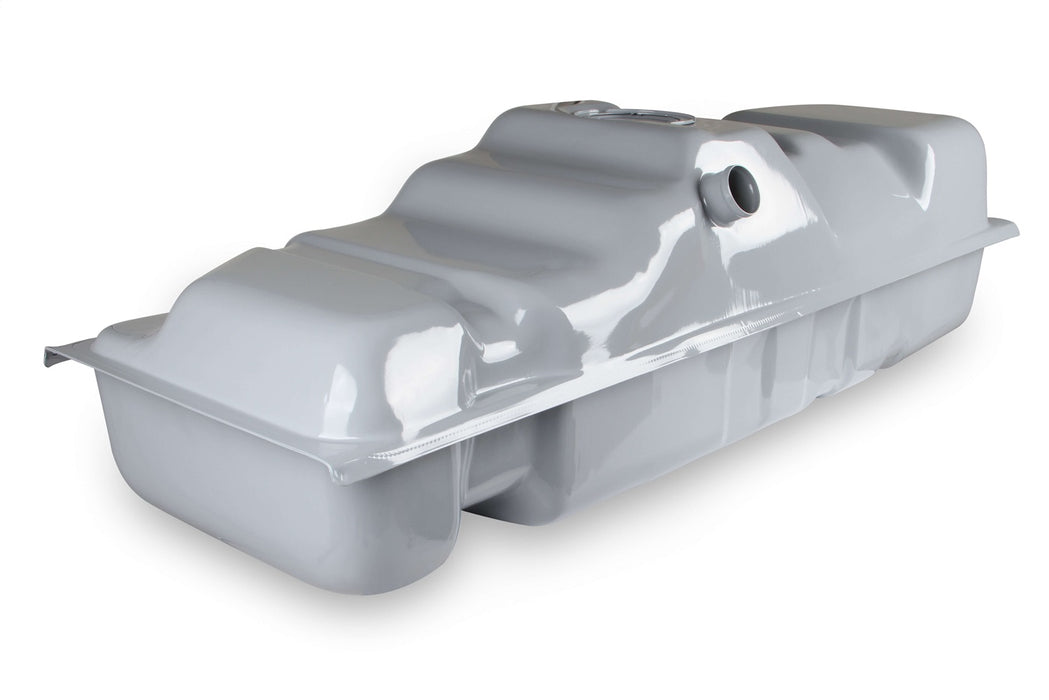 Holley 19-536 Sniper Fuel Tank; Rear; Stock Replacement; 25 Gallon; Silver Finish; - Truck Part Superstore