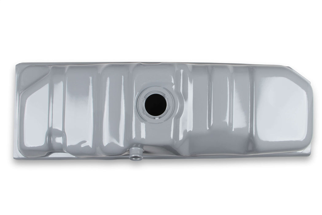Holley 19-536 Sniper Fuel Tank; Rear; Stock Replacement; 25 Gallon; Silver Finish; - Truck Part Superstore