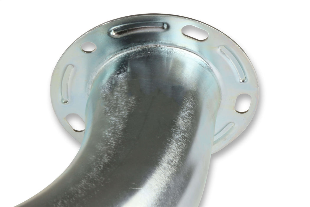 Holley 19-551 Sniper Filler Neck; Silver; Steel; - Truck Part Superstore