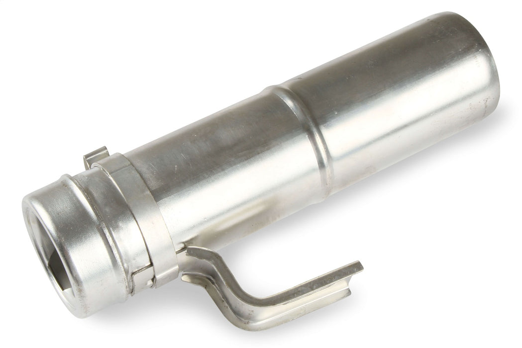 Holley 19-554 Sniper Filler Neck; Silver; Steel; - Truck Part Superstore