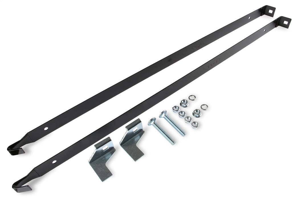 Holley 19-564 Sniper Fuel Tank Strap; Stock Replacement; Silver; Steel; - Truck Part Superstore