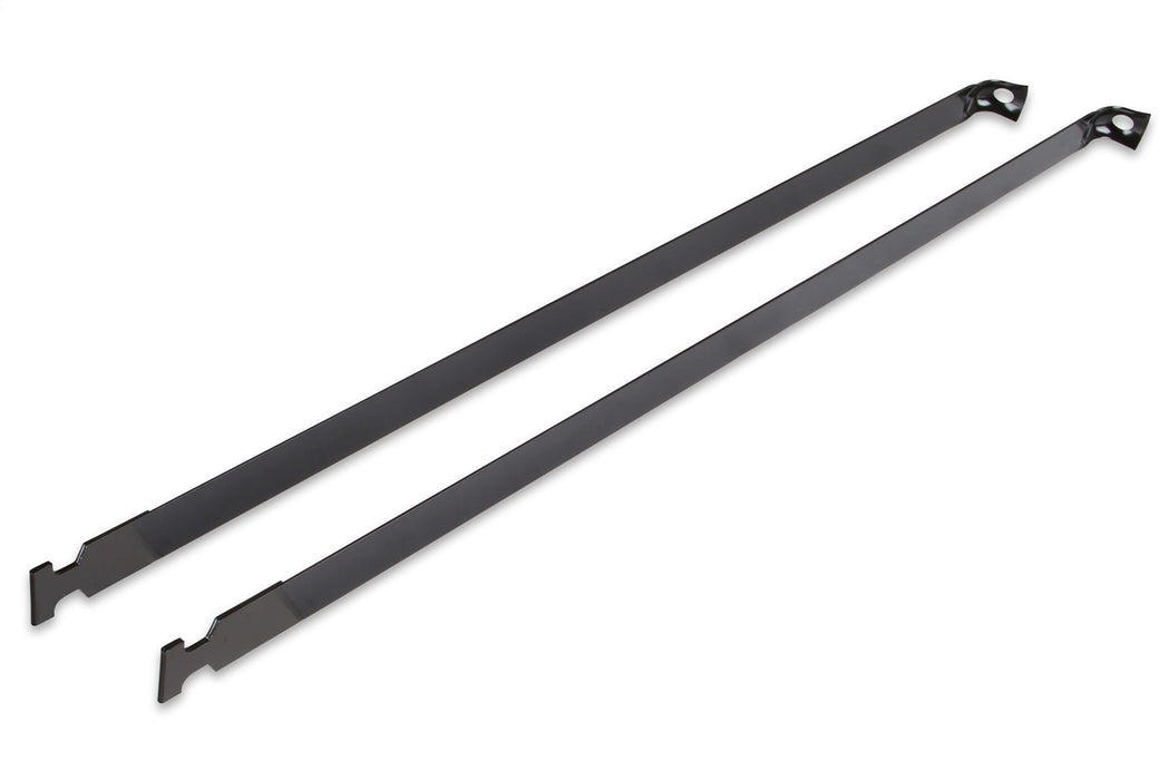 Holley 19-572 Sniper Fuel Tank Strap; Stock Replacement; Silver; Steel; - Truck Part Superstore