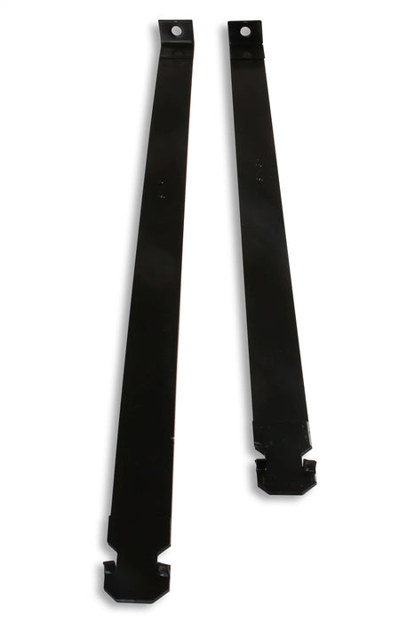 Holley 19-575 Sniper Fuel Tank Strap; Stock Replacement; Silver; Steel; For LWB 8 Foot Bed; - Truck Part Superstore