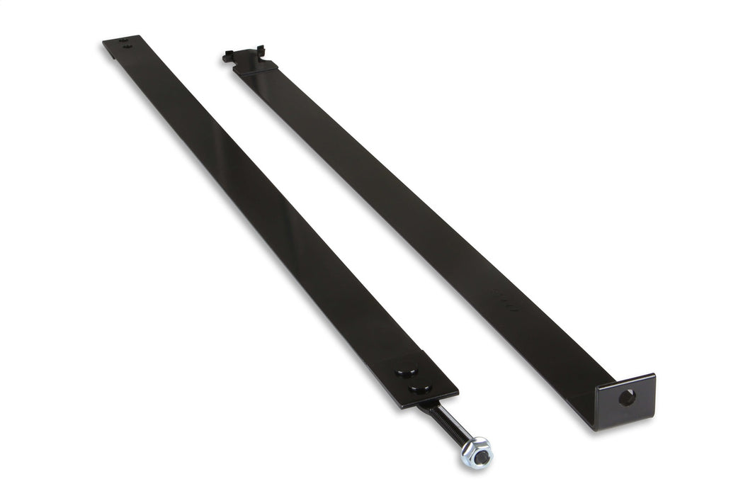 Holley 19-576 Sniper Fuel Tank Strap; Stock Replacement; Silver; Steel; For SWB 6.5 Foot Bed; - Truck Part Superstore