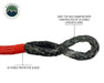 Overland Vehicle Systems 19-6580 23 Inch Soft Shackle 5/8 Inch Diameter Combo Pack 44,500 lb and Recovery Ring 6.25 Inch Black Overland Vehicle Systems - Truck Part Superstore
