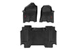 Rough Country M-31412 Heavy Duty Floor Mats Front/Rear-19-2 RAM Crew Cab Full Console Rough Country - Truck Part Superstore