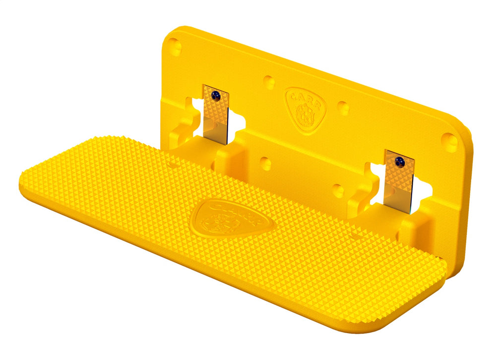 Carr 190017 Mega Step; Hitch Mount; XP7 Safety Yellow Powder Coat; Single - Truck Part Superstore