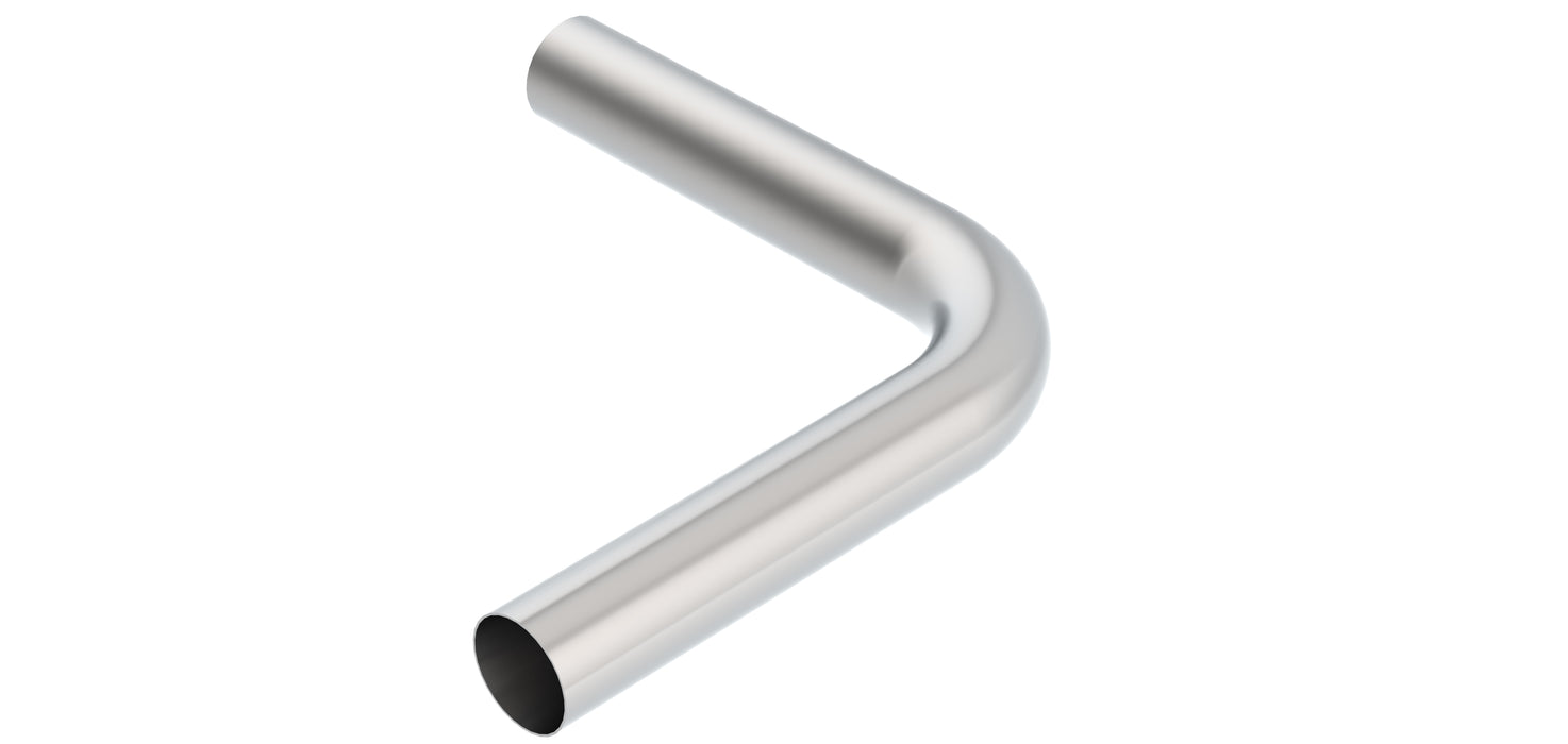 Borla 19001 2.5" Outside Diameter 90 Degree T-304 Stainless Steel Elbow. - Truck Part Superstore