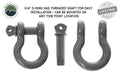 Overland Vehicle Systems 19019903 Recovery Shackle 3/4 Inch 4.75 Ton Gray Universal Overland Vehicle Systems - Truck Part Superstore