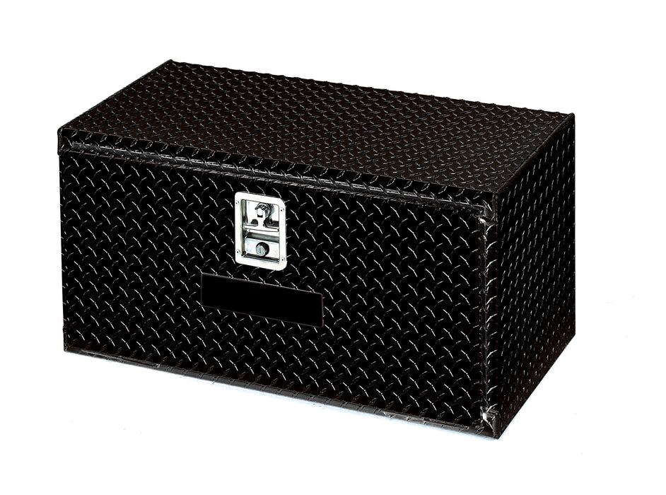 TrailFX 190243S Underbody Sgl Lid Smooth Matte Black Steel 24x18-3/4x18 4.7 Cubic Ft Cap - Truck Part Superstore