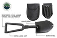 Overland Vehicle Systems 19049901 Multi Functional Military Style Utility Shovel with Nylon Carrying Case Overland Vehicle Systems - Truck Part Superstore