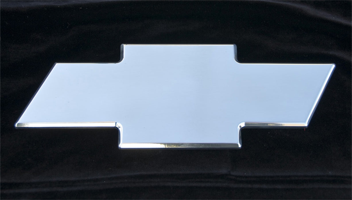 T-Rex Grilles 19054 Billet Bowtie Emblem; Aluminum; Polished; 1 Pc; Bolt-On; Rear Plain; - Truck Part Superstore
