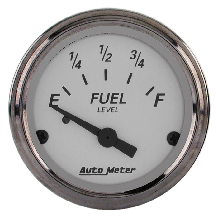 AutoMeter 1905 GAUGE; FUEL LEVEL; 2 1/16in.; 73OE TO 10OF; ELEC; AMERICAN PLATINUM - Truck Part Superstore
