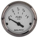 AutoMeter 1907 GAUGE; FUEL LEVEL; 2 1/16in.; 0OE TO 30OF; ELEC; AMERICAN PLATINUM - Truck Part Superstore