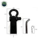 Overland Vehicle Systems 19109901 Receiver Mount Recovery Shackle 3/4 Inch 4.75 Ton With Dual Hole Black Universal Overland Vehicle Systems - Truck Part Superstore