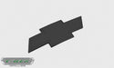 T-Rex Grilles 19110B Billet Bowtie Emblem; Trim; Aluminum; Black; 1 Pc; Bolt-On; w/Border; - Truck Part Superstore