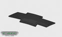 T-Rex Grilles 19110B Billet Bowtie Emblem; Trim; Aluminum; Black; 1 Pc; Bolt-On; w/Border; - Truck Part Superstore