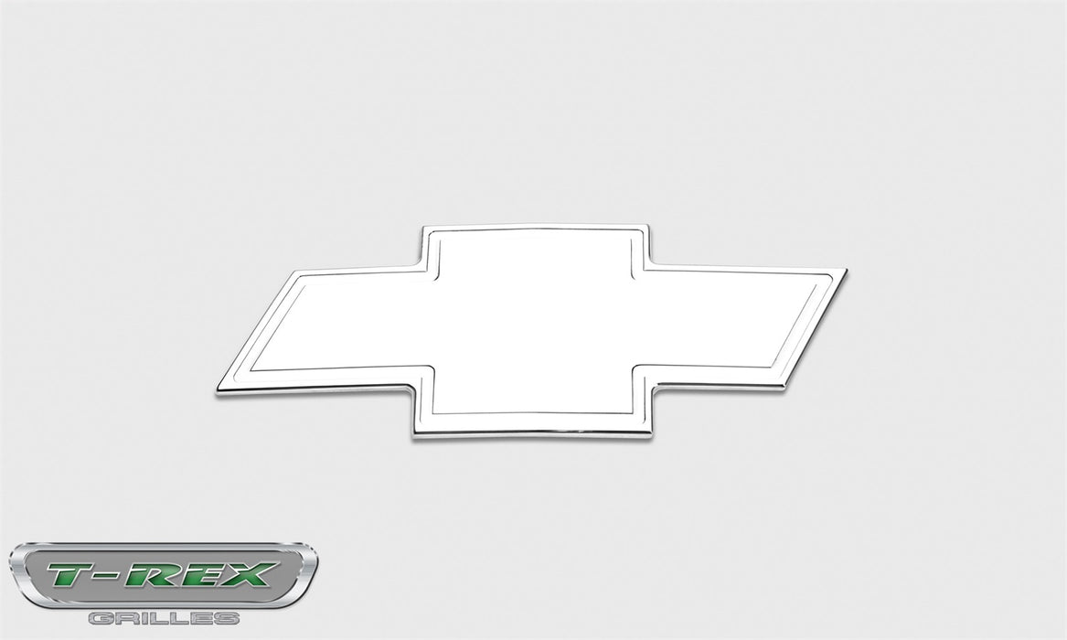 T-Rex Grilles 19110 Billet Bowtie Emblem; Trim; Aluminum; Polished; 1 Pc; Bolt-On; Front; - Truck Part Superstore