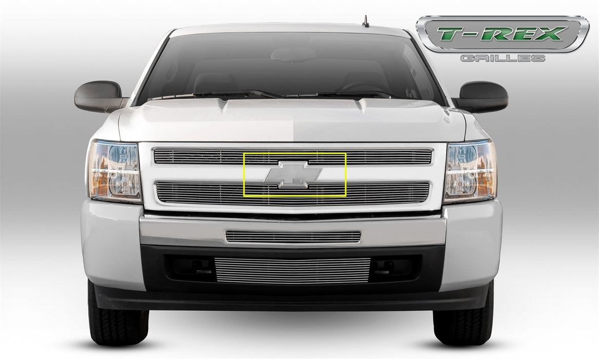 T-Rex Grilles 19110 Billet Bowtie Emblem; Trim; Aluminum; Polished; 1 Pc; Bolt-On; Front; - Truck Part Superstore