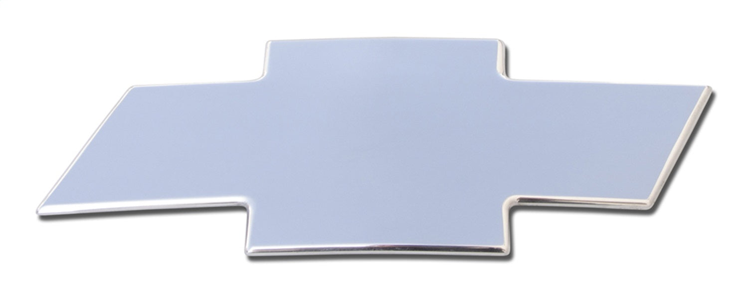 T-Rex Grilles 19111 Billet Bowtie Emblem; Trim; Aluminum; Polished; 1 Pc; Bolt-On; Front Plain; - Truck Part Superstore