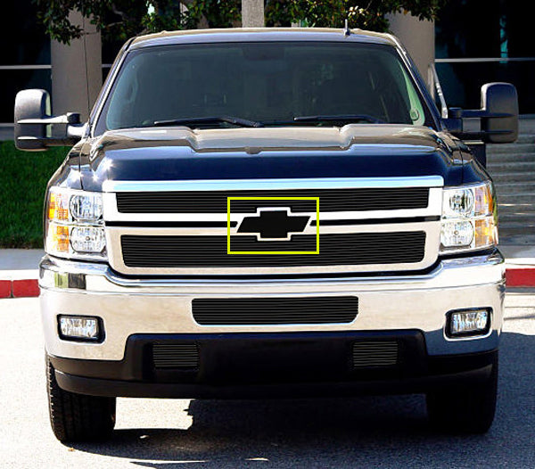T-Rex Grilles 19115B Billet Bowtie Emblem; Aluminum; Black; 1 Pc; Bolt-On; Plain; - Truck Part Superstore
