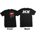 Nitrous Express 19118L LARGE I HEART NX; BLACK T-SHIRT - Truck Part Superstore