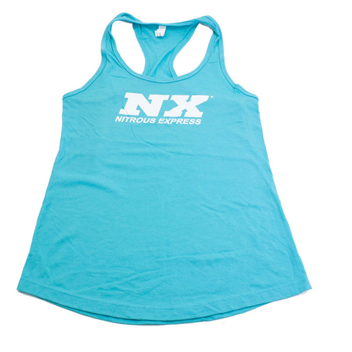 Nitrous Express 19123TXL Tank Top; Womens Ideal Racerback Tank; XL; Teal; - Truck Part Superstore
