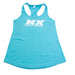 Nitrous Express 19123TL Tank Top; Womens Ideal Racerback Tank; Large; Teal; - Truck Part Superstore