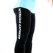 Nitrous Express 19124L Womens Black Leggings With White Logo Large - Truck Part Superstore
