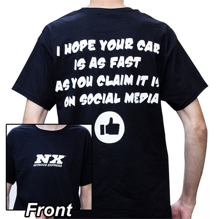 Nitrous Express 19126XXL T-Shirt; Social Media; 2XL; - Truck Part Superstore
