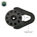 Overland Vehicle Systems 19139805 Snatch Block Heavy Duty Matte Black Steel Overland Vehicle Systems - Truck Part Superstore
