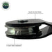 Overland Vehicle Systems 19139905 Snatch Block Black 30,000 Lb Breaking Strength Standard Universal Overland Vehicle Systems - Truck Part Superstore