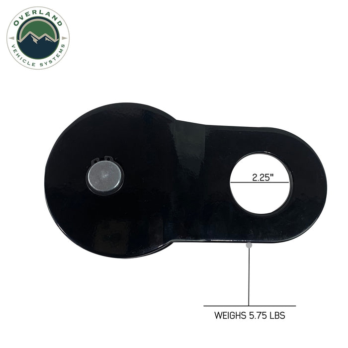 Overland Vehicle Systems 19139905 Snatch Block Black 30,000 Lb Breaking Strength Standard Universal Overland Vehicle Systems - Truck Part Superstore