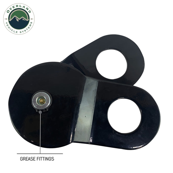 Overland Vehicle Systems 19139905 Snatch Block Black 30,000 Lb Breaking Strength Standard Universal Overland Vehicle Systems - Truck Part Superstore