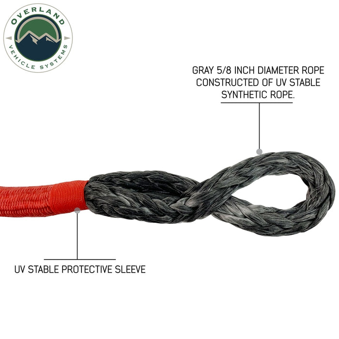 Overland Vehicle Systems 19149903 23 Inch Soft Shackle 5/8 Inch Diameterќ Soft Shackle Recovery 44,000 lbs Breaking Strength Overland Vehicle Systems - Truck Part Superstore
