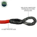 Overland Vehicle Systems 19149903 23 Inch Soft Shackle 5/8 Inch Diameterќ Soft Shackle Recovery 44,000 lbs Breaking Strength Overland Vehicle Systems - Truck Part Superstore
