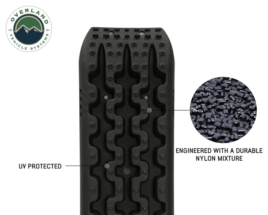 Overland Vehicle Systems 19169910 Recovery Ramp With Pull Strap and Storage Bag Black/Black Overland Vehicle Systems - Truck Part Superstore