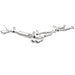 MagnaFlow Exhaust Products 19193 Street Series Stainless Cat-Back System - Truck Part Superstore