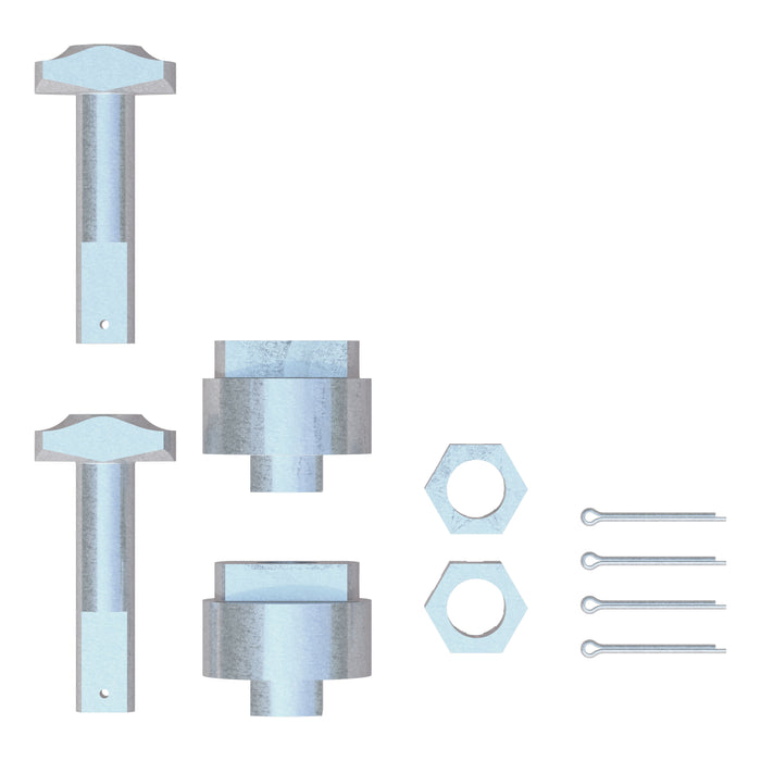 CURT 19203 Replacement 5th Wheel Puck System Anchors for Ram (Large; Fits 16021; 16022) - Truck Part Superstore